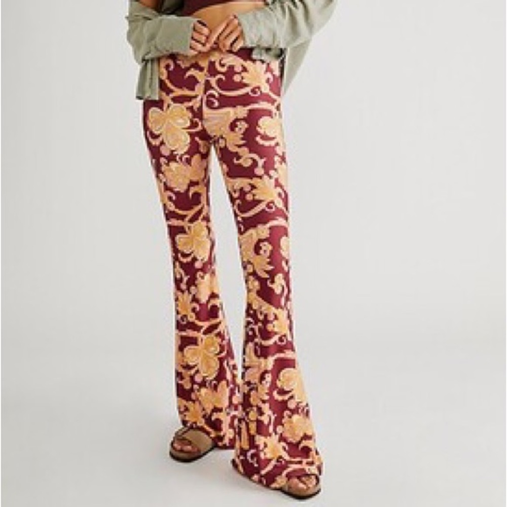 NWT Free People x Novella Royale Janis Flares Bell Bottom Pants Size XS Z569